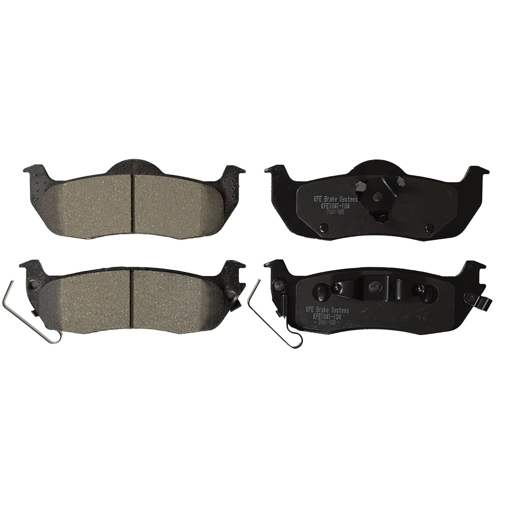 Premium Ceramic Disc Brake Pad REAR Set KFE QuietAdvanced Fits 2004