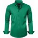 thumbnail image 1 of J.VER Camisas de vestir para hombre, camisa formal de manga larga, elástica, sin arrugas, informal, con botones, 1 of 4
