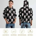 thumbnail image 6 of Hello Kitty Hoodie 3D Print Pullover Hooded Long Sleeve Sweatshirts Tops Blouse with Pocket for Mens Womens, 6 of 6