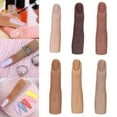 thumbnail image 2 of Happydeer Silicone Practice Fingers Nails Realistic Easy to Clean Nail Art Training Hand Bendable Fake Finger Model, 2 of 13