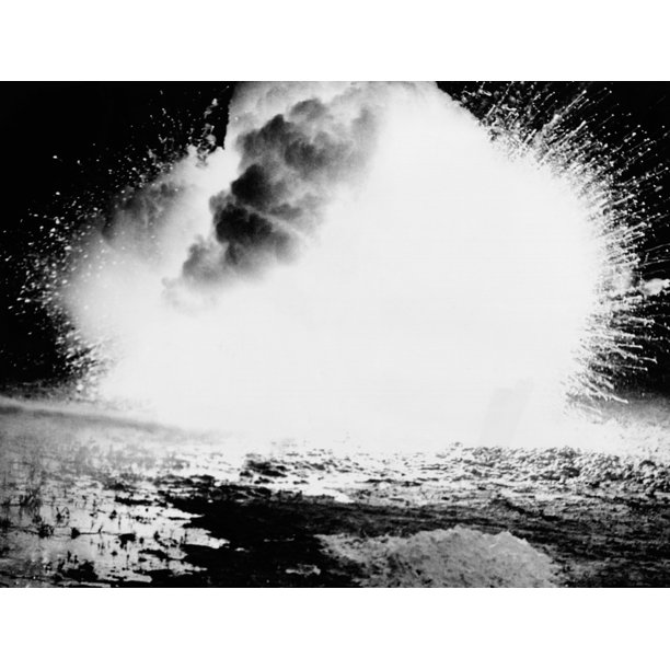 Incendiary Bomb. White Hot Magnesium Up To 2700 Degrees Fahrenheit Is