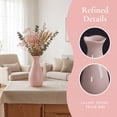 thumbnail image 2 of Unique Bargains Small Ceramic Bud Modern Cylinder Vase Pink 2.4"L x 2.4"W x 5.1"H, 2 of 7