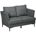 thumbnail image 1 of HOMCOM Canapé d'Amour 54 Pouces pour Chambre, Meubles Modernes, 1 of 10