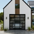 thumbnail image 3 of C Cattleya 2-Light Matte Black Integrated LED Outdoor Wall Sconce(2-Pack), 3 of 6