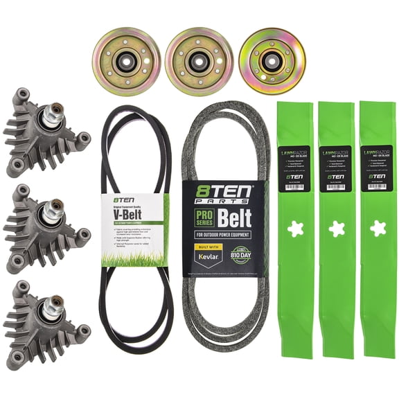 8TEN Blade Spindle Belt Idler Kit for Craftsman GT3000 532144959 MK1002131
