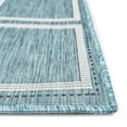 thumbnail image 3 of Liora Manne Carmel Squares Rug Aqua 39"X59" CRE45842604, 3 of 7