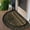 ZY1015-16, variant on Cute Cat Half Circle Doormat, Non Slip Washable Semi Circle Area Rug for Indoor Outdoor Entrance