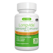 Igennus Longvida Lipidated Curcumin 500mg, Ultra Bioavailable & Sustained Action, Vegan - 30 Capsules