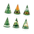 thumbnail image 2 of 6 Piezas ST Patrick's Day Paper Hats ST Day Party Accessors Sombreros de Decoración para La Celebración Del Club Carnaval Halloween, 2 of 9
