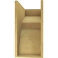 thumbnail image 4 of 11"W x 22"D x 22"H Classic Monterey Rough Cedar Woodgrain TimberThane Corbel, Primed Tan, 4 of 6