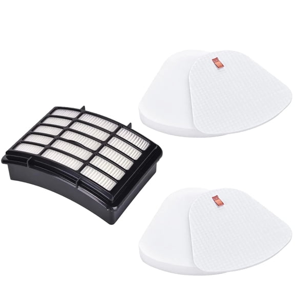 Vacuum Replacement Filter for Shark Navigator Lift-Away ZU503AMZ, NV350, NV351, NV352, NV355, NV356, NV357,NV358,NV360, UV540, UV440, 2 Pre-Felt   1 Hepa Filter Replace Part #XFF350 & XHF350