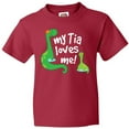 thumbnail image 3 of Inktastic My Tia Loves Me Nephew Youth T-Shirt, 3 of 5