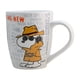 thumbnail image 4 of Taza Grande Cerámica con Diseño Snoopy 75 Aniversario, Color Blanco, Capacidad 740 ml con Caja de Regalo, 4 of 7