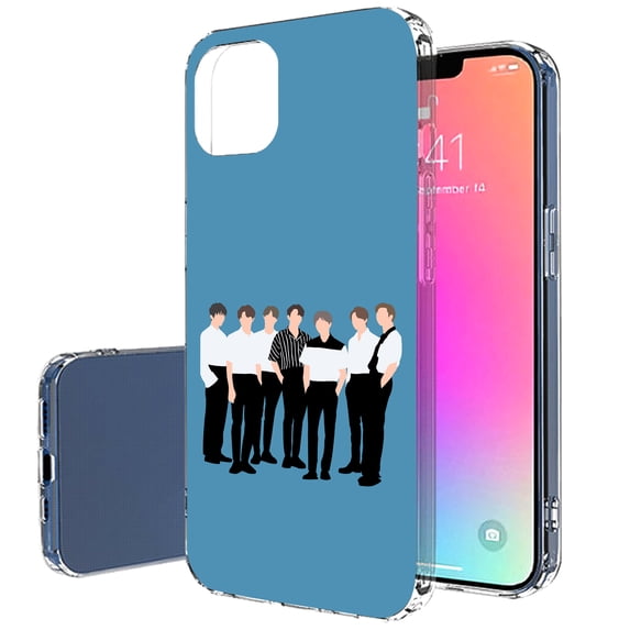 TalkingCase Slim Case for Apple iPhone 13 Pro, Slim Thin Gel Tpu Cover, KPOP Bulletproof 13 Print, Light Weight, Flexible, Soft, Anti-Scratch, Printed in USA