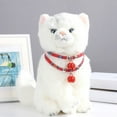 thumbnail image 3 of Chaton Bell Col Réglable en Nylon Coloré Mode Chiot Collier Chat Collier, 3 of 10