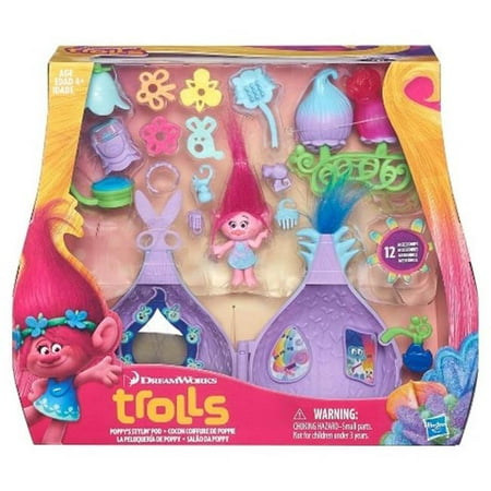 Hasbro HSBB6559 Trolls Poppys Stylin Pod, Pack of 3