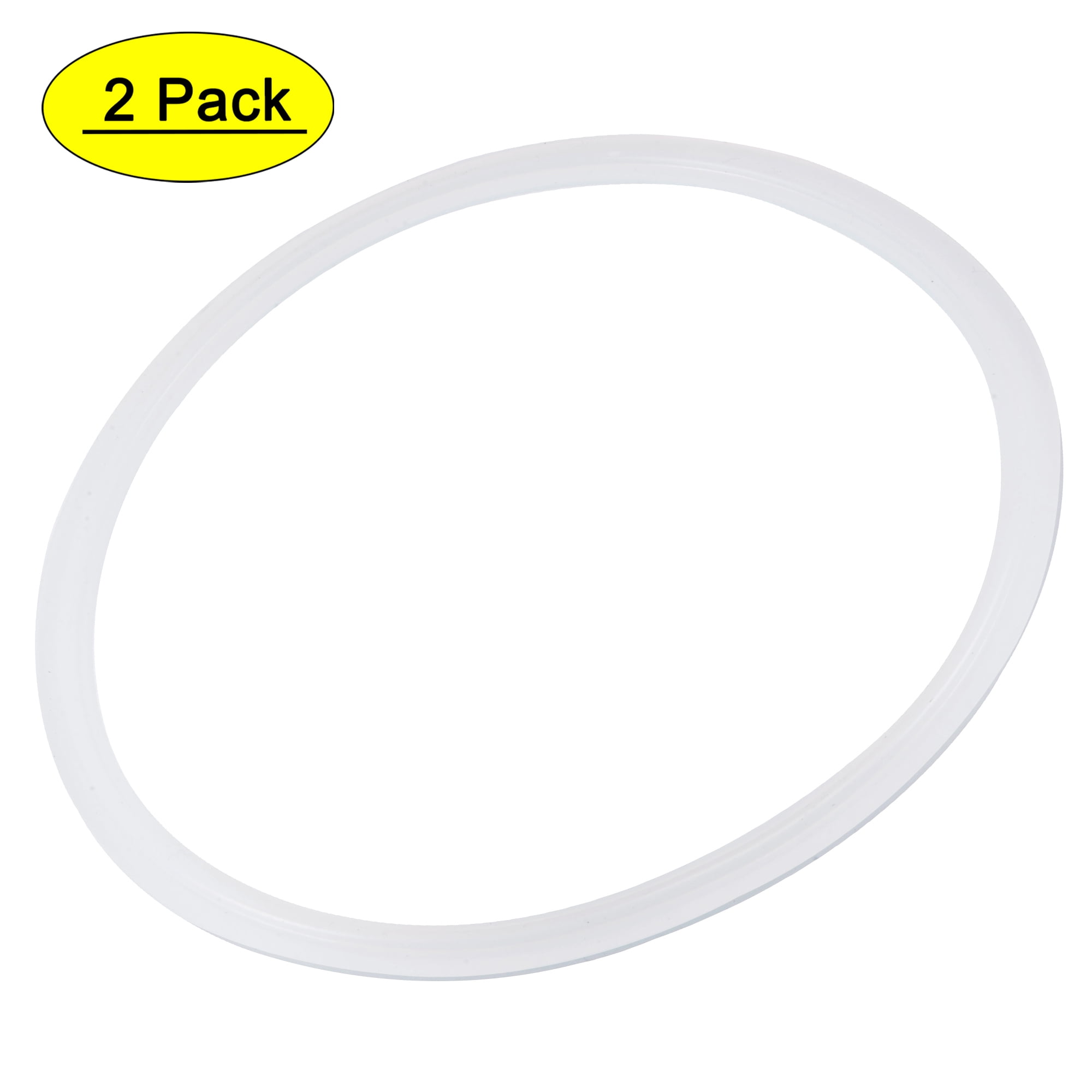 Silicone Rubber Gasket Flange O-Ring for 2.5 Inch Vacuum Clamp White Pack of 5 