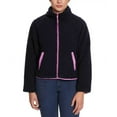 thumbnail image 5 of Bass Outdoor Women's Reversible Fleece Zip Jacket, Navy Blazer/ Spring Crocus, S, 5 of 5