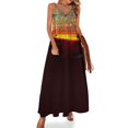 thumbnail image 1 of Vestido sin mangas Saskatchewan Sunset, vestidos elegantes y bonitos para mujer, vestido sexy, vestido largo para mujer, 1 of 7