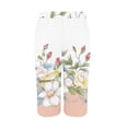 thumbnail image 6 of Shorts for Women Striped Printed Stretch High Waist Knee Loose Beach Casual Shorts with Pockets, 6 of 6