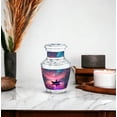 thumbnail image 5 of JAGASY Fishing Memorial Small Urn for Wife - Pink Mini Urn for Ashes Adult Male - Sunset Water Boat Decorative Urns for Human Ashes Keepsake - Handcrafted Cremation Urns for Husband - (3 Inch), 5 of 7
