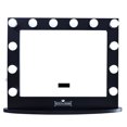 ReignCharm Hollywood Vanity Mirror with Bluetooth Speakers, 12 LED Lights, Dual Outlets & USB