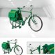 thumbnail image 5 of 1:10 bicicleta modelo creativo dedo bicicleta decoración estilo Retro estatua miniatura China Post bicicleta juguete para oficina hogar adultos niñas Baoblaze Mini bicicleta realista, 5 of 8