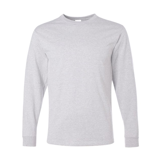 Jerzees T-Shirt à Manches Longues pour Hommes DRI-POWER Active, 2X, Cendre