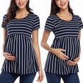 thumbnail image 2 of zttd women's care tops maternity shirts maternity care tops short sleeve breastfeeding clothes, 2 of 8