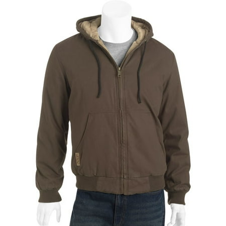 Men's Heavy Canvas Nylon Quilted Hoodie jacket