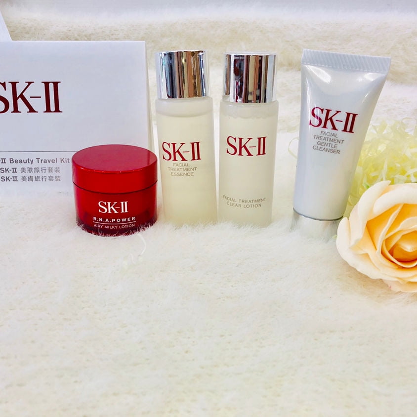 SK-II Japanese Skincare Beauty Samples: Essential Travel Kit with
