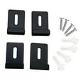 thumbnail image 4 of DOLITY 4 Pcs Clips de Miroir en Acier Inoxydable Clips de Retenue Lourds pour Montage Mural Noir Inoxydable, 4 of 9
