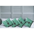 thumbnail image 6 of Ambesonne Teal Throw Pillow Cover 4 Pack, Underwater Life Themed, 16", Teal Grey, 6 of 6