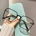 thumbnail image 4 of YAOBAMM Comfortable Frames Bluelight Spectacles Blue Light Blocking Glasses Unisex Large Frame Clear View Strong Hinge Transparent Brim Eye Protection Bluelight, 4 of 6