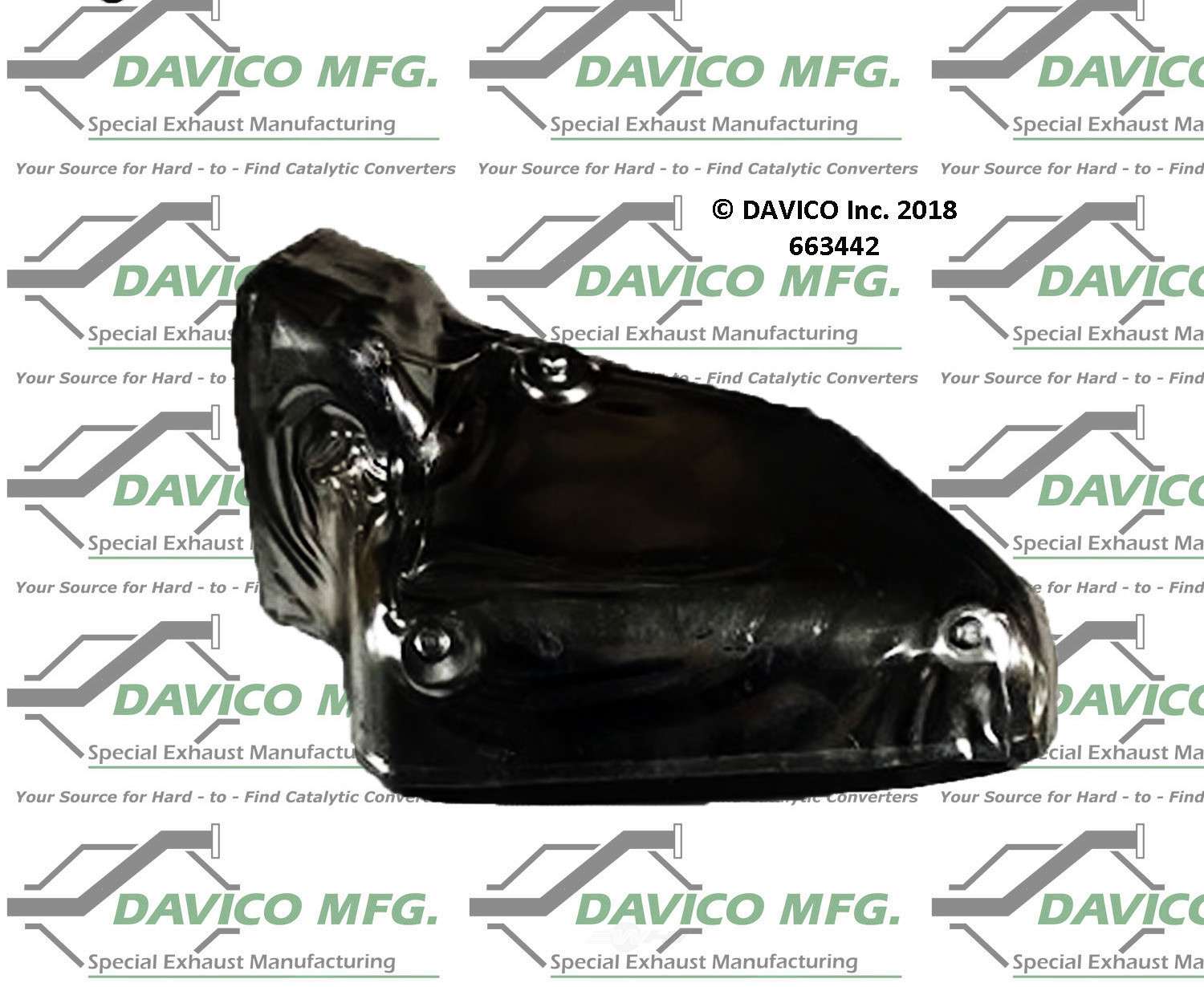 Davico Mfg 663442 Stand alone Exact-Fit exhaust manifold
