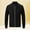 01 Black, variant on Awdenio Mens Sweater Cardigan Sweaters Full Zip Up Stand Collar Slim Fit Casual Knitted Sweater
