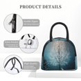 thumbnail image 4 of Balery Winter Rabbit Bolsa de Almuerzo para Mujeres, Caja de Almuerzo, Bolsa de Almuerzo Pequeña Impermeable, Tote de Almuerzo Reutilizable con Gran Capacidad, 4 of 6