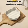 thumbnail image 4 of Cute Bear-Shaped Silicone Baking Tray - Heat-Resistant Pan for Microwave, Oven & Air Fryer, Non-Stick Baking Tool for Snacks & Desserts, Durable Easy-Clean Kitchen Accessory, 7*7*2in, White, 4 of 7