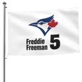 thumbnail image 1 of Toronto Baseball FF 5 5x8 FT Double-Sided Flag (Pole Not Included), Bluebird Flag Quick-Drying Fade-Resistant with Metal Grommets Ztf3071, 1 of 8