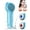 Blue, variant on KY Fterwk Facial Cleansing Brush Face Scrubber, Silicone Electric Deep Cleaning Exfoliating Brush with Nose Scrubber, Waterproof Rechargeable Thermal Massager Skin Care Routine Men Women, Blue