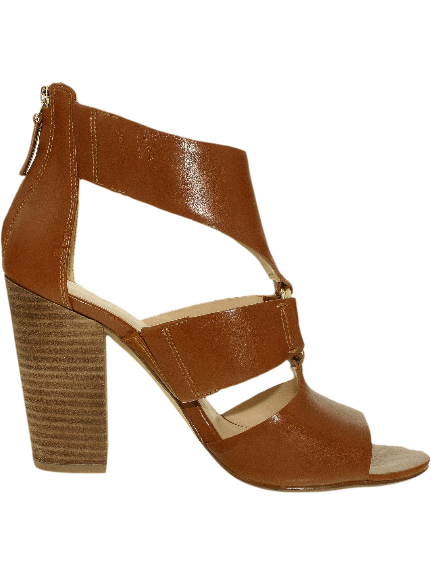 cognac pumps leather