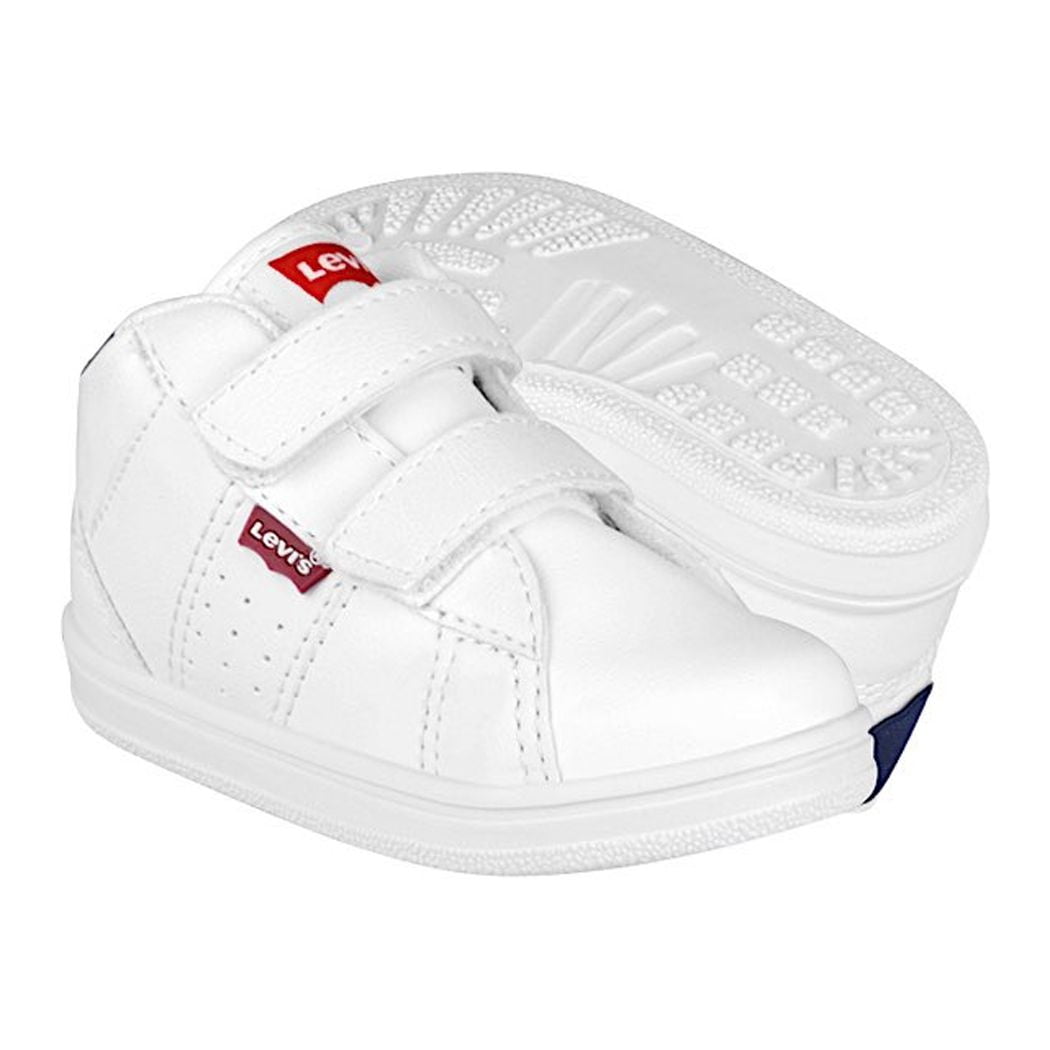 TENIS NINO LEVI S 0402570010 SIMIPIEL BLANCO Levis 0402570010 Bodega Aurrera en linea