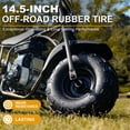 thumbnail image 6 of Oryxearth OGM105 Max 4-Stroke Mini Bike, 105CC Gas Powered Dirt Bike,Off-Road Trail for Adult, up to 28 Mph, Rust, 6 of 6