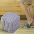 thumbnail image 6 of 10""~13"" Ottoman Slipcover Comfortable Foot Rest Stool Covers for Dining Room Light Gray, 6 of 8