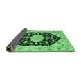 thumbnail image 2 of Ahgly Company Indoor Round Medallion Emerald Green Traditional Area Rugs, 4' Round, 2 of 4