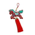 thumbnail image 1 of Adorno de caballo de Año Nuevo chino, bordado, de peluche, de dibujos animados Borlas, 1 of 6