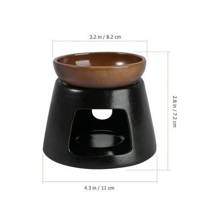 

Yuangui Glass Teapot Ceramic Tea Warmer Set with Stainless Kettle