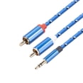 thumbnail image 3 of 3.5mm Jack to 2 RCA Male Stereo Aux Audio Cable for Amplifier Phone Home Theater, 3 of 6