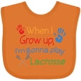 thumbnail image 3 of Inktastic Lacrosse Baby Boys or Girls Baby Bib, 3 of 4