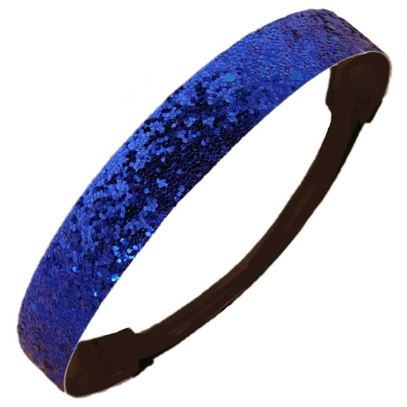 Glitter Headband Girls Headband Sparkly Blue